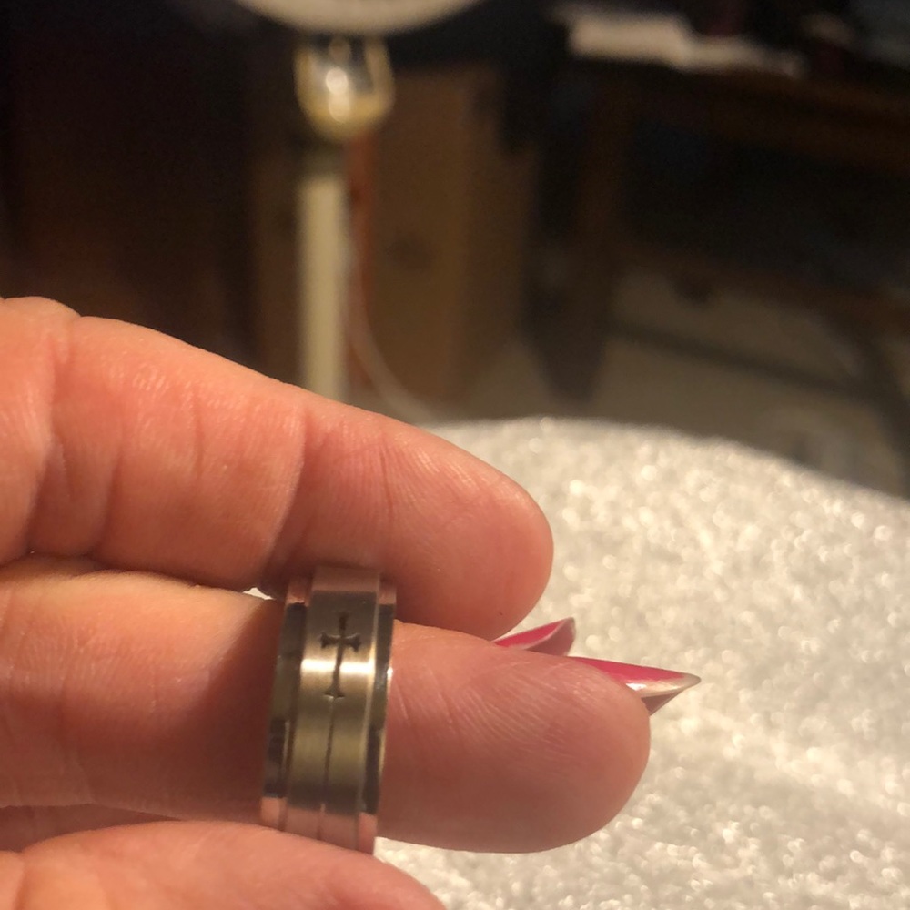 Size 12 men’s stainless steel ring